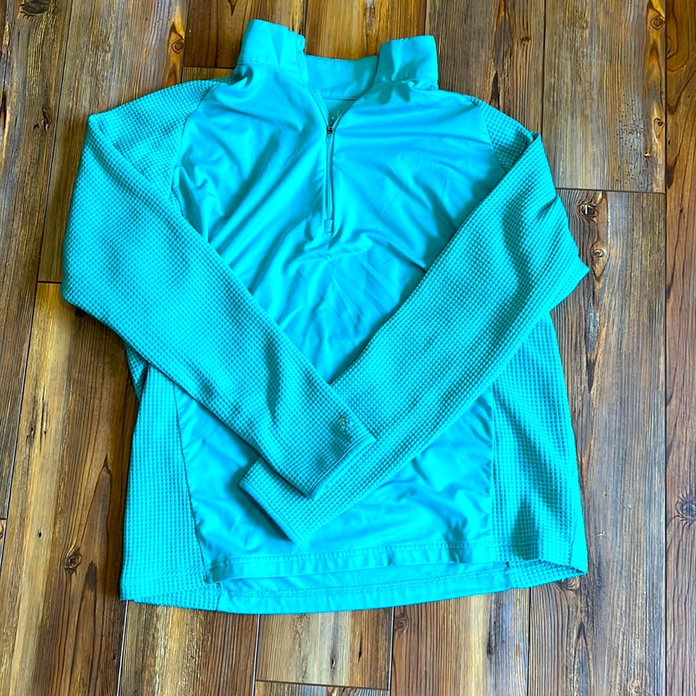Antigua quarter zip pullover. LG